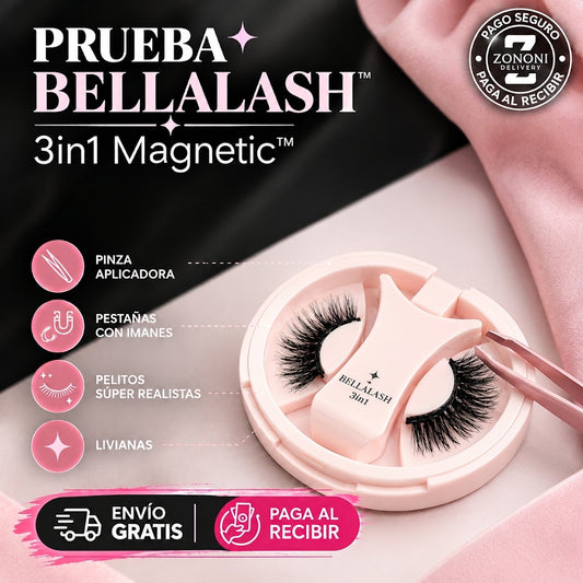 BellaLash 3in1 Magnetic™ | 2x1 Kit Completo (Llevas 8 Pestañas en Total)