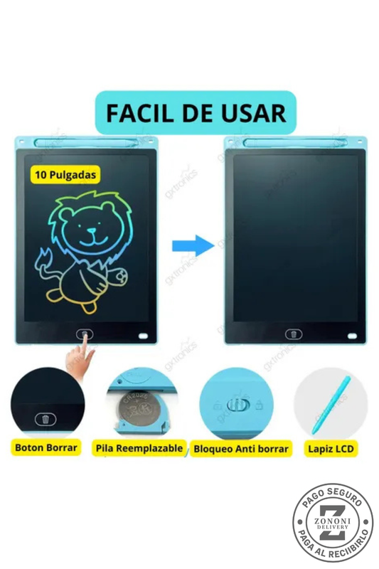 Pizarra Tablet Magica LCD 10 Pulgadas