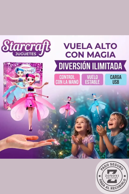 Hada Voladora Recargable Con Sensor