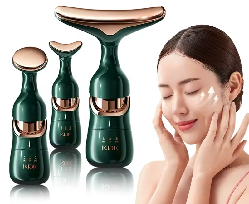 MASAJEADOR FACIAL 3 EN 1 REAFIRMA Y REJUVENECE