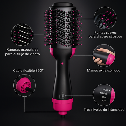 CEPILLO SECADOR ONE STEP 3 en 1