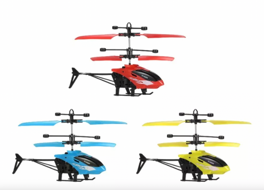 🎉 ¡OFERTA IMPERDIBLE 2x1! 🎉  🚁 Helicóptero con Sensor de Movimiento y Control Remoto 🚁