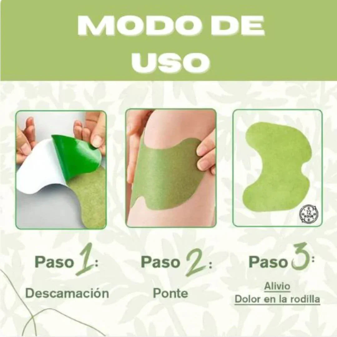 PARCHES PARA DOLOR DE RODILLA 10unidades