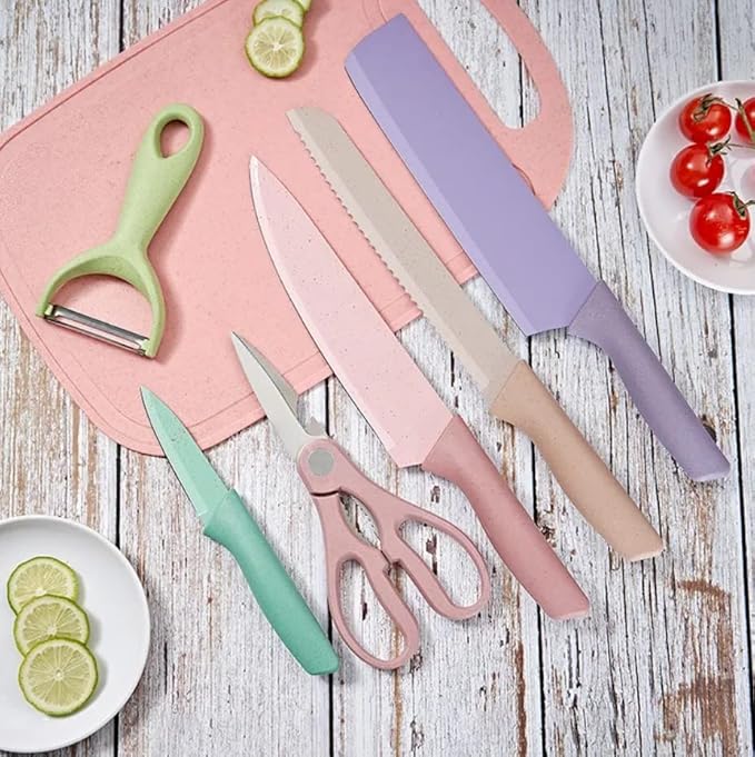 Set de Cuchillos de Cocina Multicolor