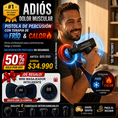 Pistola de Percusión Terapéutica Pro™ + REGALO