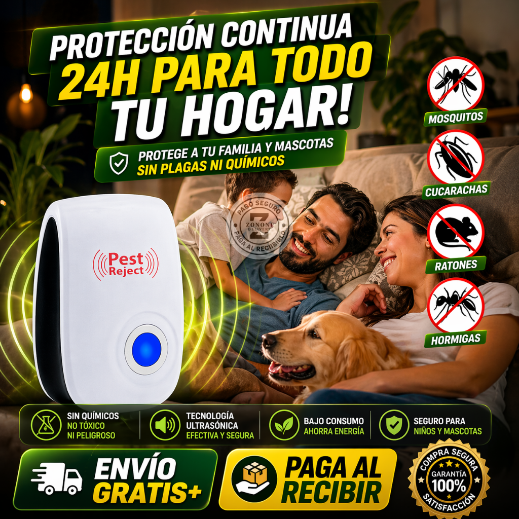 🚫 Elimina plagas SIN químicos (aunque no las veas)| 💥 PACK X6 con protección 360° para todo tu hogar