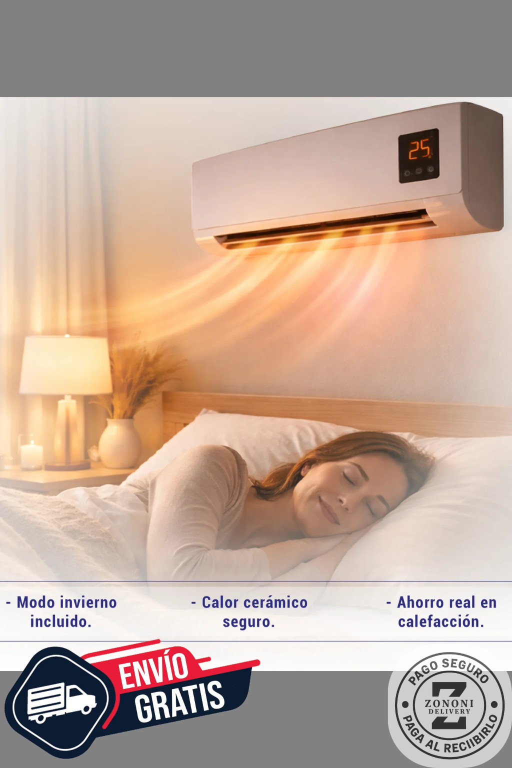 ☀️❄️ Mini Aire Acondicionado Portátil 2 en 1