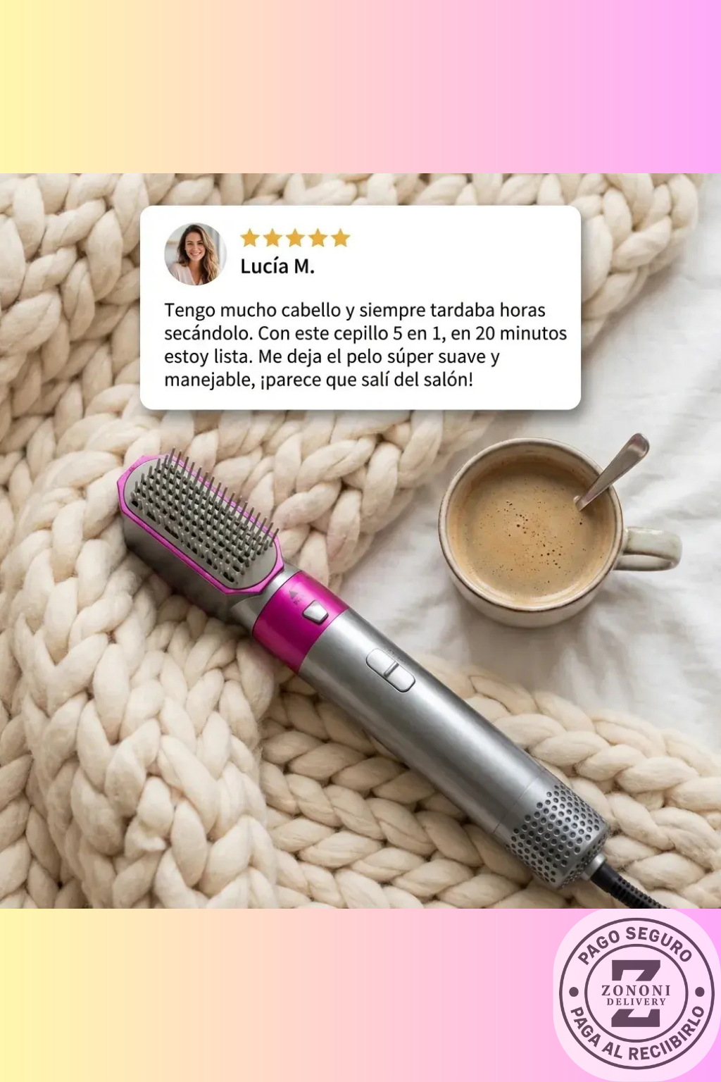 CEPILLO SECADOR 5 EN 1 -  Airbrush Multistyler VERSION PRO