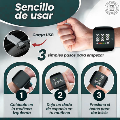 PACK SALUD EN CASA: Tensiómetro digital con voz en español + Oxímetro de Regalo