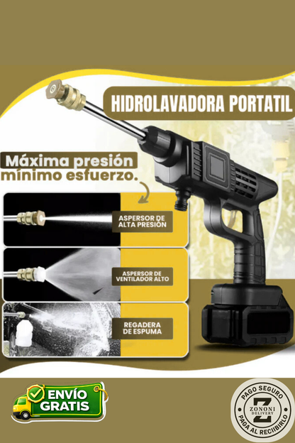Hidrolavadora Inalámbrica TASBEL con 2 Baterías de 98V  🔋 Máxima Potencia y Autonomía