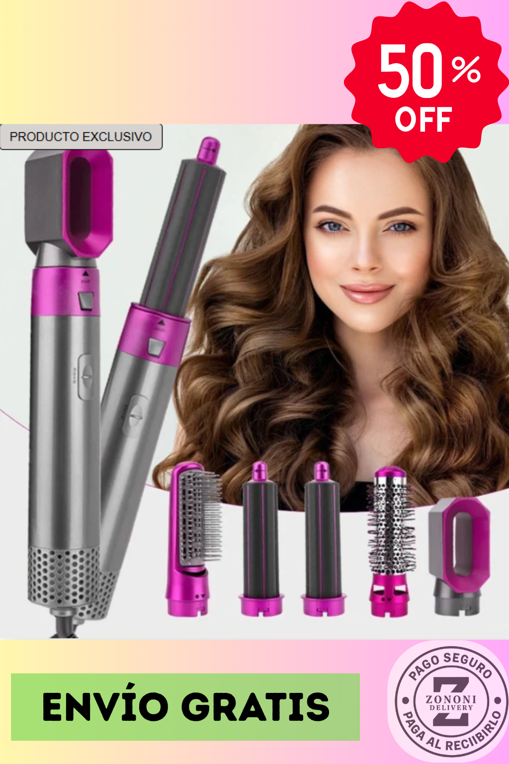 CEPILLO SECADOR 5 EN 1 -  Airbrush Multistyler VERSION PRO