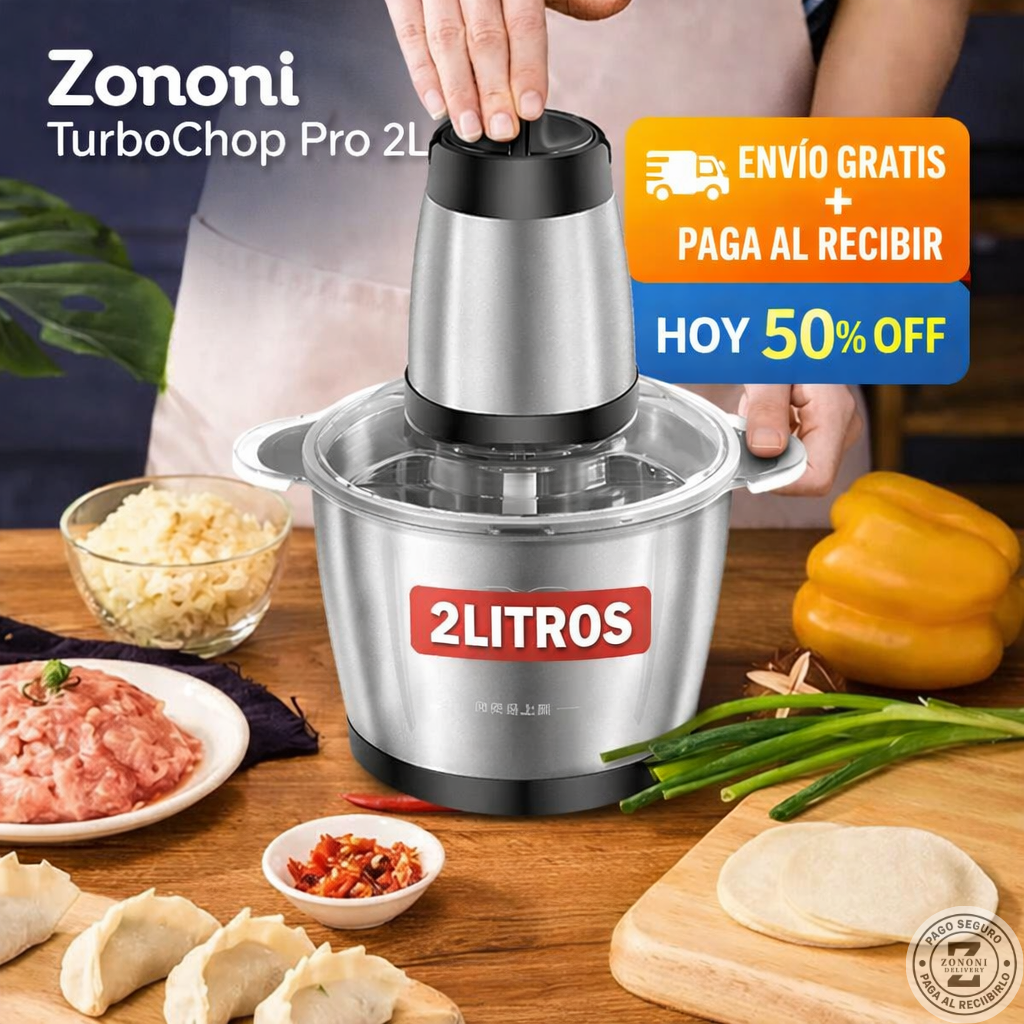 ⚡ PICA TODO EN SEGUNDOS Y AHORRA TIEMPO EN LA COCINA | Zononi TurboChop Pro 2L🔥