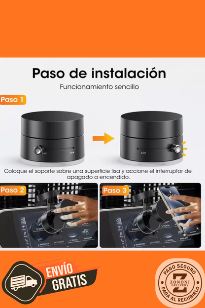 🚗 SmartHold™ Ultra Magnético ¡El soporte más firme y práctico para tu celular!