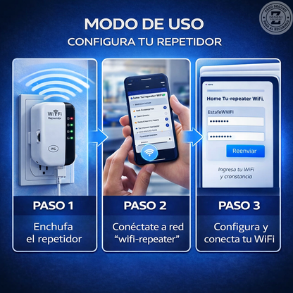 🚫 Nunca más te quedes sin señal en tu casa | KIT WIFI TOTAL HOGAR (PACK X2)