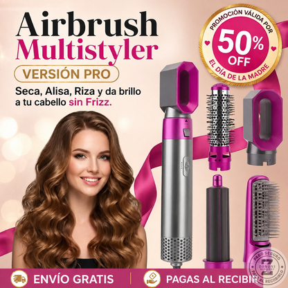 Airbrush Multistyler VERSION PRO | 💁‍♀️ Seca, alisa y riza en minutos sin frizz