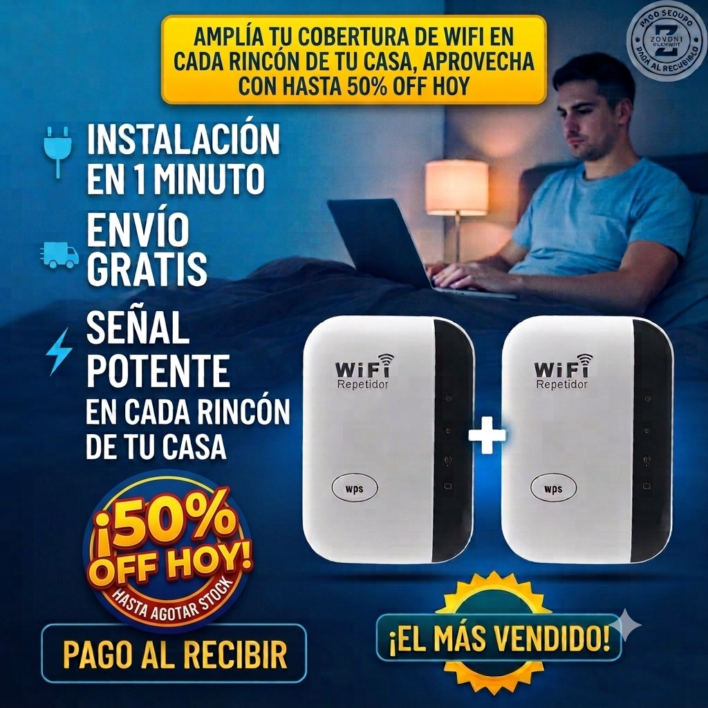 KIT WIFI TOTAL HOGAR (PACK X2)| 🚫 Nunca más te quedes sin señal en tu casa