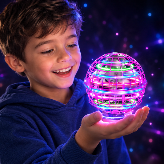 Spinner Bola Voladora LED Carga USB