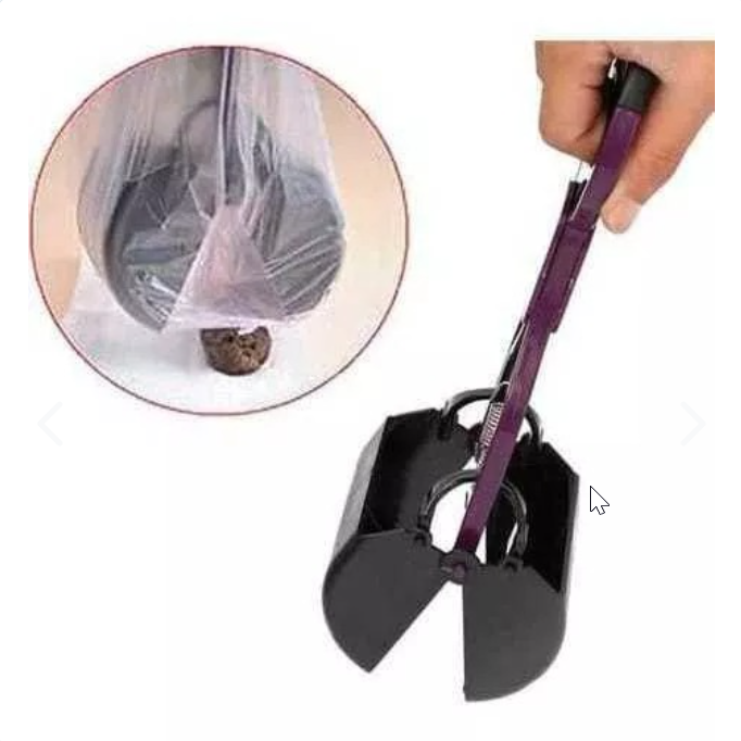 Pala Pinza Recogedora de Excremento para Mascotas