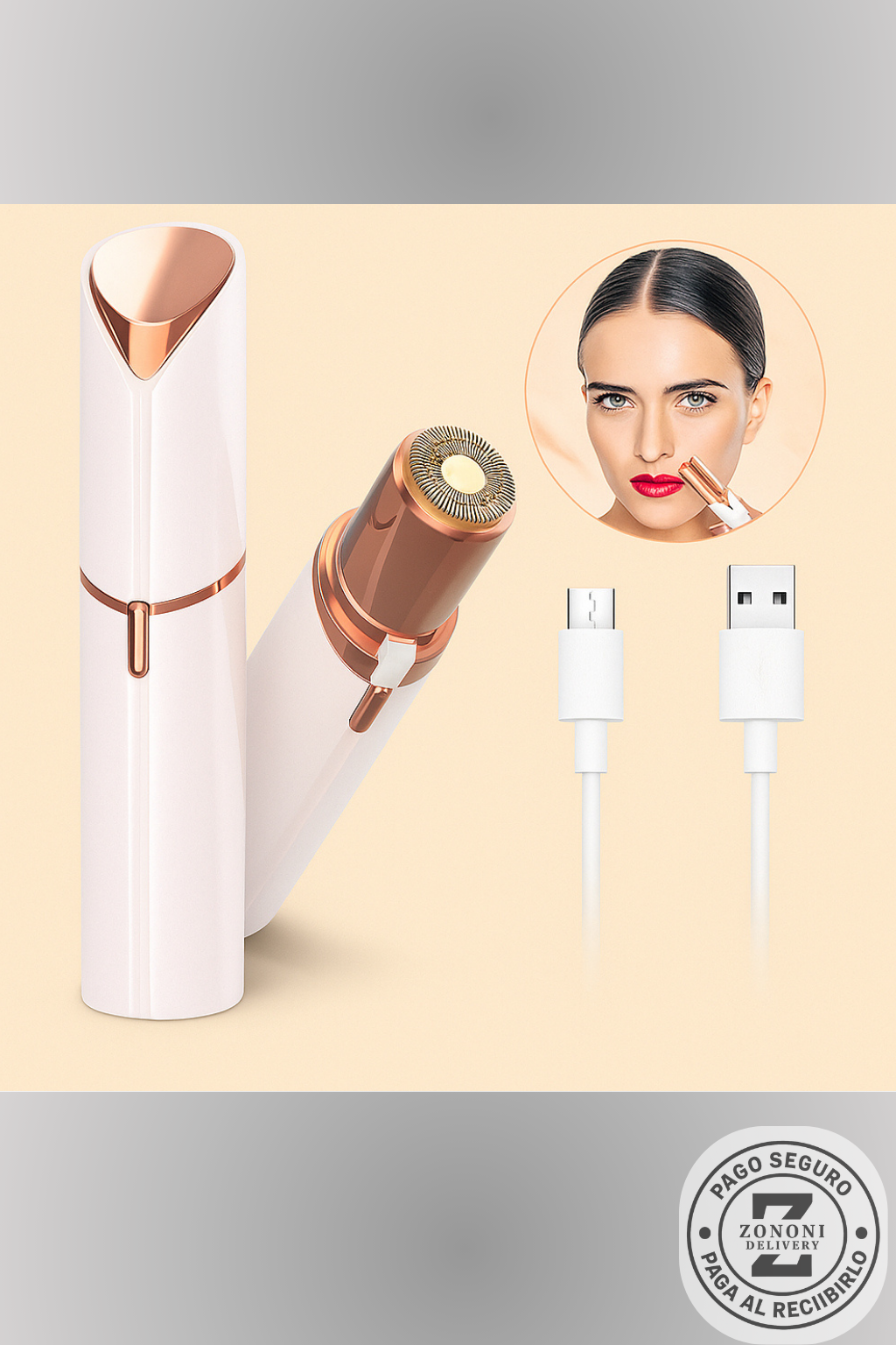 Depiladora facial 2 en 1(kit express) + REGALO