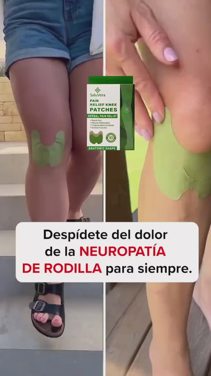 🔥 Alivia el Dolor de Rodilla en Minutos Rodilleras de Compresión + 10 Parches Terapéuticos